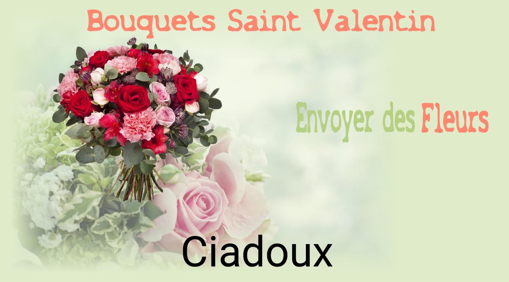 Roses de Saint-Valentin livrées à Ciadoux